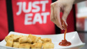 The Ooho! sachets used by Just Eat have been created by packaging firm Skipping Rocks Lab and can be discarded through home compost or in normal household bins